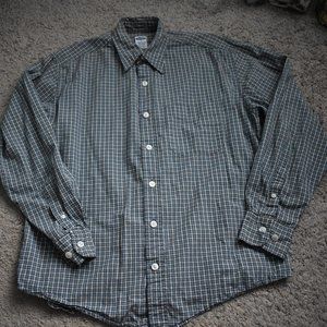 Old Navy Blue Checkered- Men's Button Up